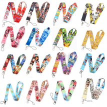 YL961 Wholesale Cartoon Character Lanyard For Keychain ID Card Cover Mobile Phone Badge Holder Key Ring Neck Straps Accessories