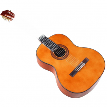 Full Sapele body 39 inch Classical Guitar Full Size Design High Gloss Class Guitar Orange Color with small flaw