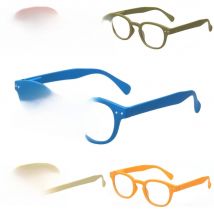 Oval Reading Glasses Fashion Frame Magnifying Glass 5 Color Spring Hinge Prescription Glasses for Male and Female Readers
