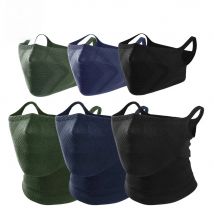 2PCS Breathable Bandana Scarf with Ear Hanging Reusable Face Cover Sports Cycling Mask Elastic Soft Sun Protection Neck Gaiter