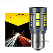 1Pcs P26S S3 P15S White LED Motorcycle Headlight Bulb 12-30V Motorbike Scooter Moped ATV UTV Moto Front Headlamp Head Light Lamp