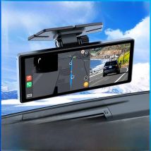 Vtopek 8.1 Inch 2.5K Dash Cam Wireless Carplay Android Auto Car DVR WiFi GPS Navigation Rearview Camera Dashboard Video Recorder
