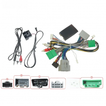 LEEWA Car 16pin Android Radio Stereo Wiring Harness Cable With Canbus Box For Landrover Freelander 2 (2006-2012) #CA7346