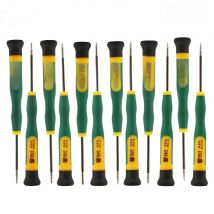 12Piece Magnetic Screwdriver Set Phillips Flathead Torx Screwdriver for Eyeglasses/ Watches/ Computers/ Laptops/ Phones