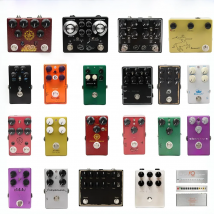 NEW Demonfx High Quality Guitar Bass Effect Pedal Overdrive Distortion Compressor Delay Chorus AutoWah Pedal