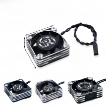 RC Car Motor Cooling Fan Surpasshobby Rokcet-RC 30mm 40mm Metal Cooling Fan For 1/10 1/8 540 550 3650 Motor Heat Dissipation