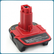 USB Battery Adapter Compatible with Dewalt DCA1820 18V 20V Tool DCB184 DCB185 Milwaukee M18 Convert into DC9180 DC9096 DE9096
