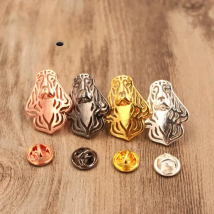 Mdogm Cocker Spaniel Dog Animal Brooches And Pins  Suit Cute Metal Funny Small Father Collar Badges Gift For Male Men B084