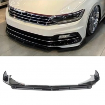 Brbs 3-teiliger Frontstoßstangen-Spoiler für VW Passat B8 2014-2022 Karosserie-Kit Auto-Zubehör Spoiler Diffusor Flap Sport-Stoßstange