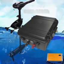 Waterproof 12V 60Ah 80Ah 100Ah 120Ah 150Ah 180Ah 200Ah Lifepo4 Battery pack for Trolling Motor Solar Propeller+10A Charger