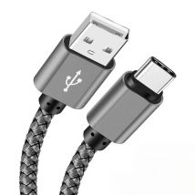 Nylon Data Cable Fast Charger USB A to Type C Charging Cable For Huawei Samsung   Android phone TypeC Charging Device 1M 2M 3M