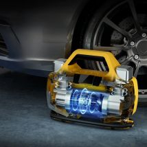 Carsun Double-Cylinder Powerful Wired Air Pump Suitable for Rv Off-Road Vehicle Mountain Off-Road Vehicle Lighting Speed Air Pump