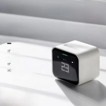 Qingping 5in1 Apple HomeKit Compatible WiFi Air Quality Monitor,Portable CO2 Meter Sensor Detects PM2.5PM10,Temperature,Humidity