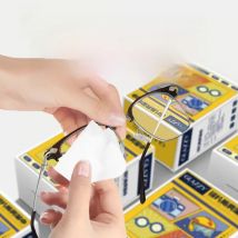 100pcs 100-Count Disposable Glasses Cleaning Wipes, for Glasses, Screens, and Lenses