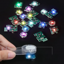 DIY Modeling Magnetic Control LED Lamp Magnetron Switch Animation Figure plus Light Model Wireless Light With Battery 1pc