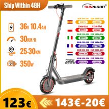 N7PRO 350W Scooter elettrico per adulti 36V 10.4Ah Escooter Kick Scooter Supporto APP Leggero a lungo raggio 30km Scooter Magazzino UE