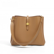 Cnoles Fashion Shoulder Bag Women's Leather Bucket Tote Crossbody with Dual Strap Options Stylish Accessory for Ladies