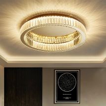 Luxury Villa Dining Living Room Crystal Ceiling Lamp Nordic Modern Ceiling Chandelier Home Decoration Ring Lighting Fixtures