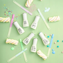 CLAVIER Luxury Blend Varnish Glitter Granules Nail Polish Cheese UV Gel Polish Ice Cream Color DIY Nail Art 10ML