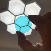 Size Diameter 39.5mm And 1mm Thickness Blue Color IR Cut Filter Glass BG40