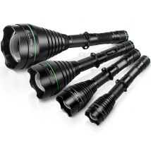 UniqueFire 1508 T38 T50 T67 T75 IR 850NM 5W LED Hunting Flashlight 3 Mode Zoom Night Vision Torch + Rat Tail Mount + USB Charger