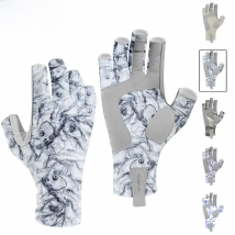 Riverruns Fingerless Fishing Gloves For Men Women Fishing Equipment Boating Kayaking Womans Hunting Hiking Running Cycling