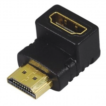 Adapter HDMI Stecker auf HDMI Buchse winkel 90 °