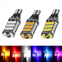 Car Signal Light T15 W16W LED Bulb T10 W5W 4014 LED Lights Canbus No error High Power White Reverse Back Parking Lamps RED Blue