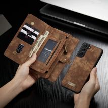 For Samsung Galaxy S21 fe S26 24 S22 S23 Ultra Case Flip Leather Wallet Cover For Coque Samsung S24 S22 S23 S25 Plus Ultra Case