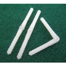 20pcs Super Light Pivot Pinned and Round Hinges D2.5xL43xW10mm/D4.5xL67xW12mm For RC Airplanes Parts Model Aeromodelling