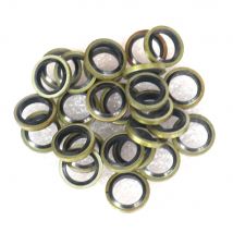20 pcs M8 M10 Banjo Bolt Oil Drain Screw Sealing Washer gaskets for Motorcycle Hydraulic clutch Brake Pump Brake Hose Caliper