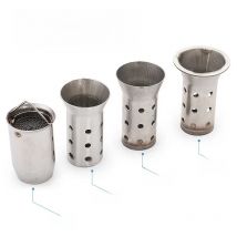 db killer Motorcycle Exhaust Muffler Stainless steel Adjustable db killer Silencer Noise Sound Eliminator 51mm 60mm Slip-on