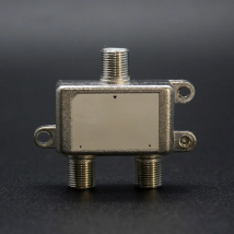 2 In 1 2 Way Satellite Splitter TV Signal Cable VHF UHF TV Signal Mixer SAT/ANT Diplexer Lightweight Compact