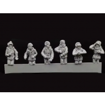 1/72 Resin Soldier Figure Half-Body Toy GKWinter Armored Soldiers Unassembled Unpainted Free Shipping