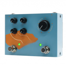 SONICAKE Warped Dimension Digital Modulation Guitar Effects Pedal 4 Mode of Chorus, Flanger, Phaser & Tremolo QDS-03