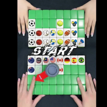 64 Blocks Seaside Escape Mahjong Game Tiktok Popular Game Double With Pattern Of Flag Play Party Puzzle Toy Fun Game Gift