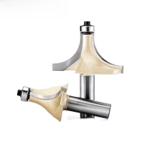 Tideway Corner Round Over Router Bit with Bearing for Wood Woodworking Tool Tungsten Carbide Milling Cutter CNC End Mill Cutters