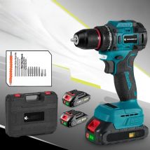 NEWBENY 10mm Brushless Electric Drill Screwdriver 21+2 Torque Cordless DIY Household Drill Tool For Makita 18-21V Battery Pin