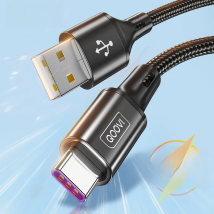 QOOVI 3A USB Type C Cable Fast Charging Cable For Xiaomi Mi11 Samsung S21 A71 Huawei Quick Charge Wire Cord For iPhone 13 12 Pro