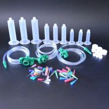 Free Shipping Promotional Liquid Dispenser Solder Paste Adhesive Glue Pneumatic Syringe & Barrel Adapter With Dispensing Needle