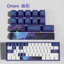 Omen-Tastenkappen Neues Design Valorant-Tastenkappen, OEM-Profil, 14-Tasten-Miniset, PBT-Farbsub