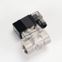 1/2" Stainless Steel Solenoid Valve Waterproof Normally Closed Solenoid Valve With LED Power Indicator 24V 12V 220V 110V