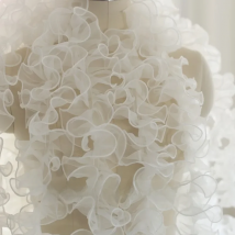 1M White Pink Organza Applique Lace French Gauze Lace Ribbon Fabric Diy Trims Handmade Clothing Wedding Sewing Accessories 10CM