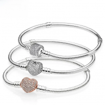 Charm Bracelet Rose Gold Plated Silver Color Alloy Snake Chain Basic Bracelets For Fashion Women Bead DIY Jewelry Dropshiping