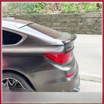 For BMW 5 Series GT F07 Spoiler 2010-2016 Spoiler AC Style Sport Body Kit Accessories Carbon Fiber Look and Gloosy Black