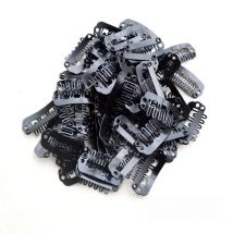 100Pcs 23mm Clips For Hair Extension Mini Clips Stainless Steel Clips Combs Snap Clip For Wig DIY Tools