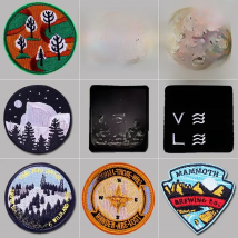 Pulaqi Mountain Travel Patch Embroidery Patches Iron On Patches For Clothing Explore Nature Traveling Cloth decor parche ropa