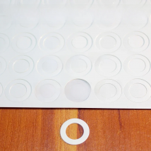 100pcs/lot 21700 Lithium Battery PET Plastic Positive Hollow Flat Insulation Pad Original Gasket Battery Accessories