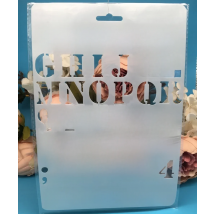 27cm New Alphabet Letters 4 DIY Craft Layering Stencils Painting Scrapbooking Stamping Embossing Album Paper Card Template