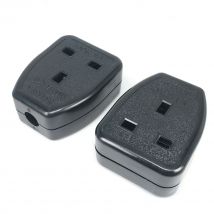 13A 250V UK British Standard Female Socket Power Adaptor Detachable Power Cord Cable Connector Socket